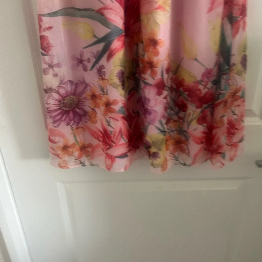 Floral Pink Kids Casual Dress